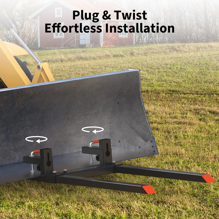 Einfache Montage an Traktor, Lader und Skid Steer